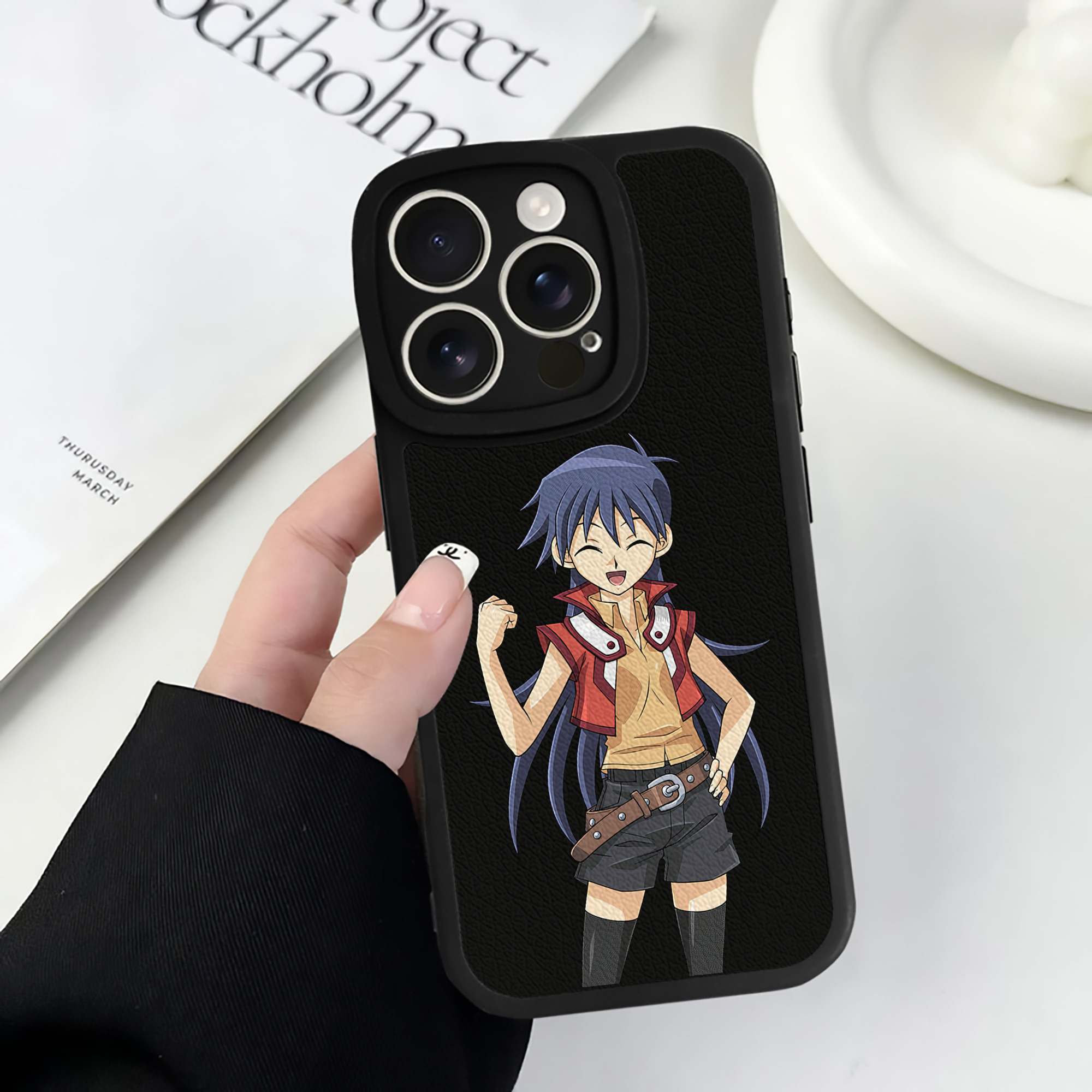 遊☆戯☆王 Yu-Gi-Oh! 【iPhone 16シリーズ対応】シリコンスマホケース（レザー調） 材質：シリコン